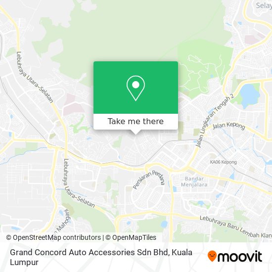 Grand Concord Auto Accessories Sdn Bhd map