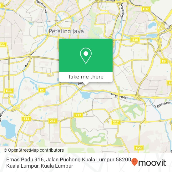 Peta Emas Padu 916, Jalan Puchong Kuala Lumpur 58200 Kuala Lumpur