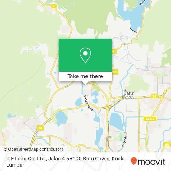 C F Labo Co. Ltd., Jalan 4 68100 Batu Caves map