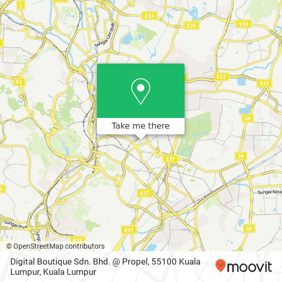 Digital Boutique Sdn. Bhd. @ Propel, 55100 Kuala Lumpur map