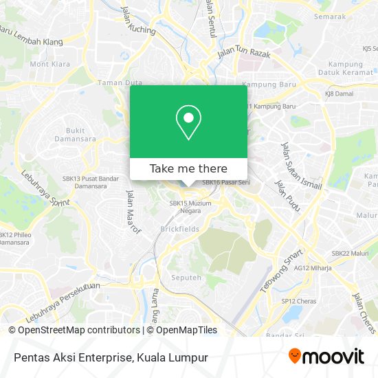 Pentas Aksi Enterprise map