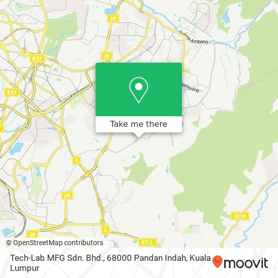 Peta Tech-Lab MFG Sdn. Bhd., 68000 Pandan Indah