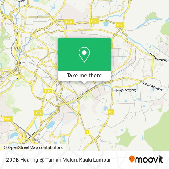 20DB Hearing @ Taman Maluri map