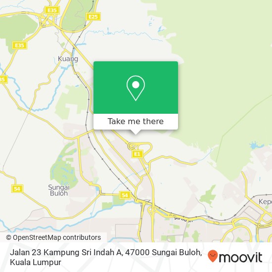Peta Jalan 23 Kampung Sri Indah A, 47000 Sungai Buloh