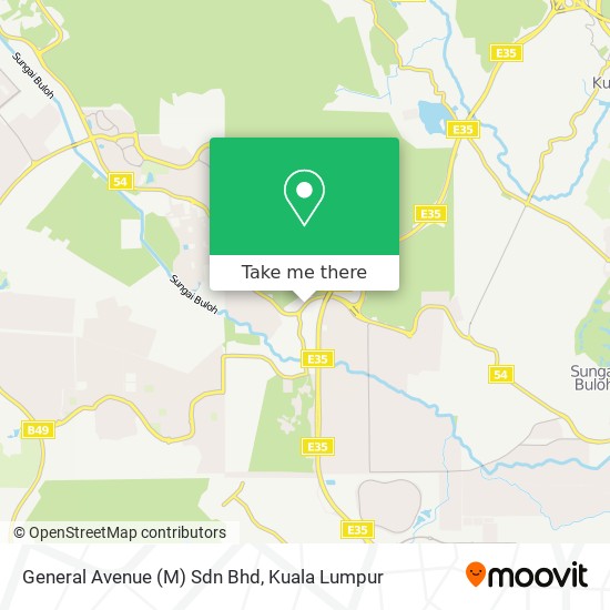 General Avenue (M) Sdn Bhd map