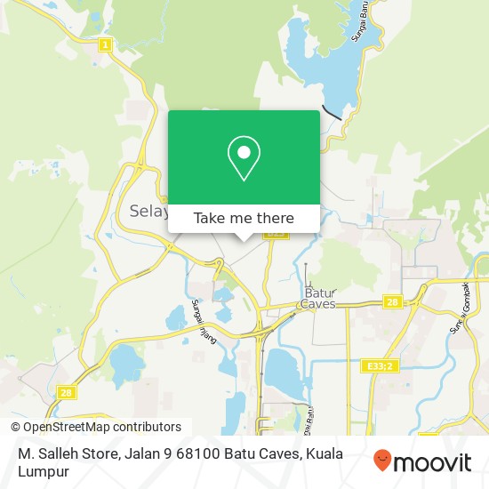 M. Salleh Store, Jalan 9 68100 Batu Caves map
