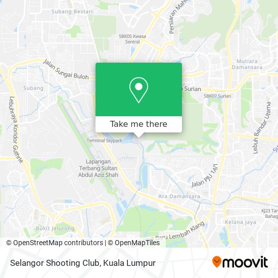 Selangor Shooting Club map