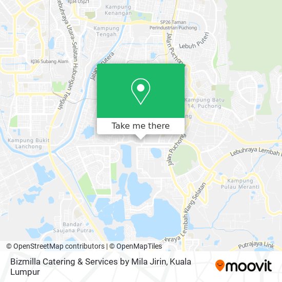 Bizmilla Catering & Services by Mila Jirin map