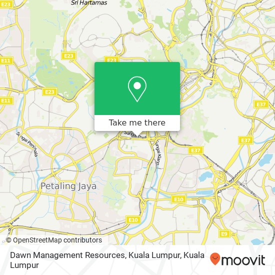 Peta Dawn Management Resources, Kuala Lumpur