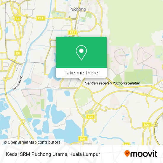 Peta Kedai SRM Puchong Utama