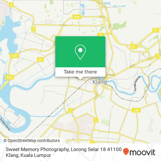 Sweet Memory Photography, Lorong Selar 18 41100 Klang map