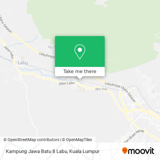 Kampung Jawa Batu 8 Labu map