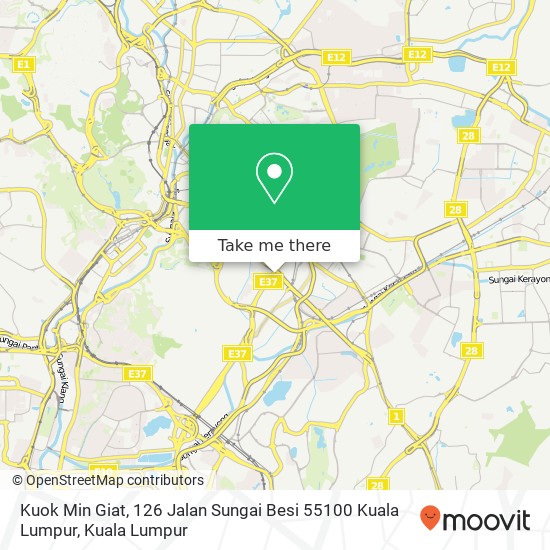 Kuok Min Giat, 126 Jalan Sungai Besi 55100 Kuala Lumpur map