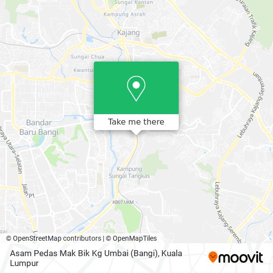 Peta Asam Pedas Mak Bik Kg Umbai (Bangi)