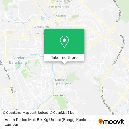 Asam Pedas Mak Bik Kg Umbai (Bangi) map