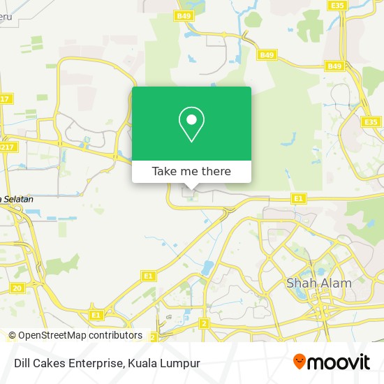 Dill Cakes Enterprise map