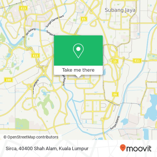 Sirca, 40400 Shah Alam map