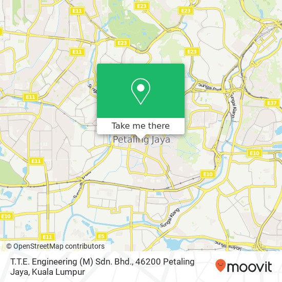 T.T.E. Engineering (M) Sdn. Bhd., 46200 Petaling Jaya map