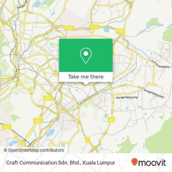 Craft Communication Sdn. Bhd. map