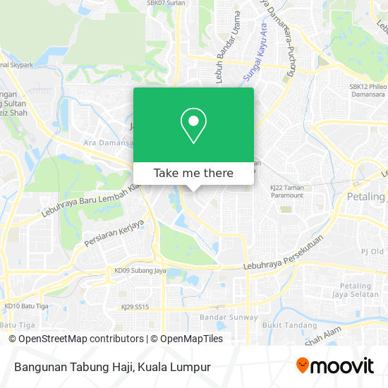 Bangunan Tabung Haji map