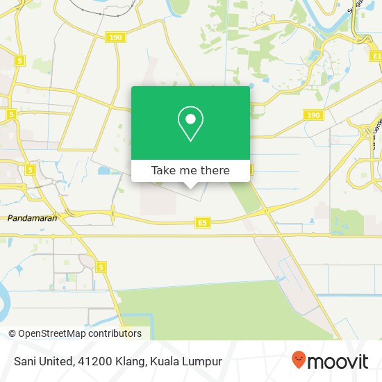 Sani United, 41200 Klang map
