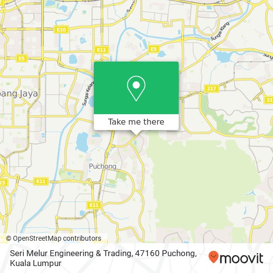 Seri Melur Engineering & Trading, 47160 Puchong map