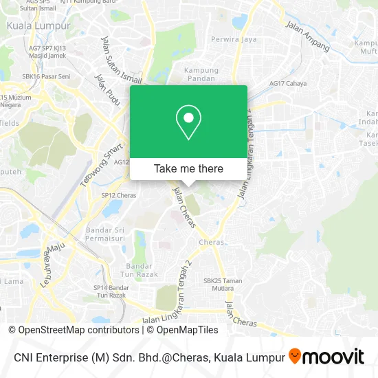 CNI Enterprise (M) Sdn. Bhd.@Cheras map