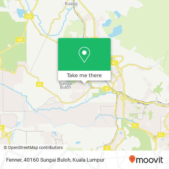 Fenner, 40160 Sungai Buloh map