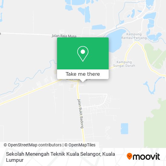 Sekolah Menengah Teknik Kuala Selangor map