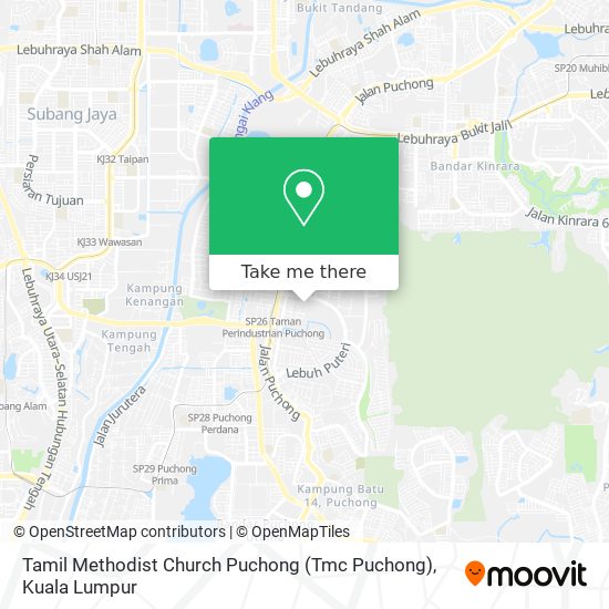 Tamil Methodist Church Puchong (Tmc Puchong) map
