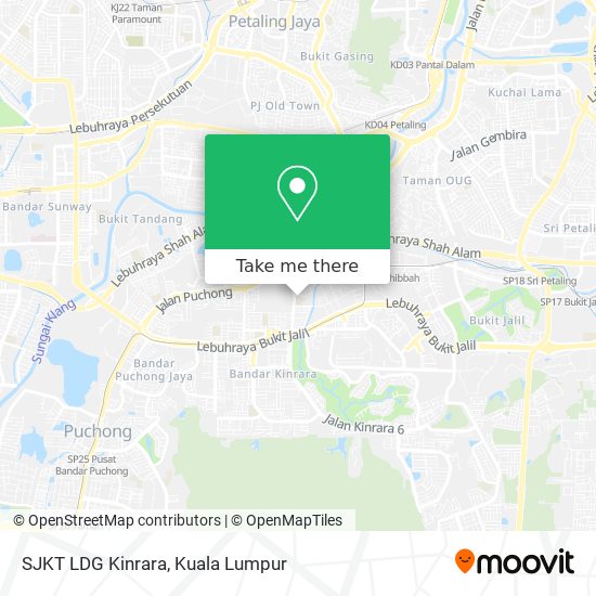 SJKT LDG Kinrara map