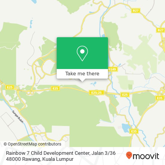 Rainbow 7 Child Development Center, Jalan 3 / 36 48000 Rawang map