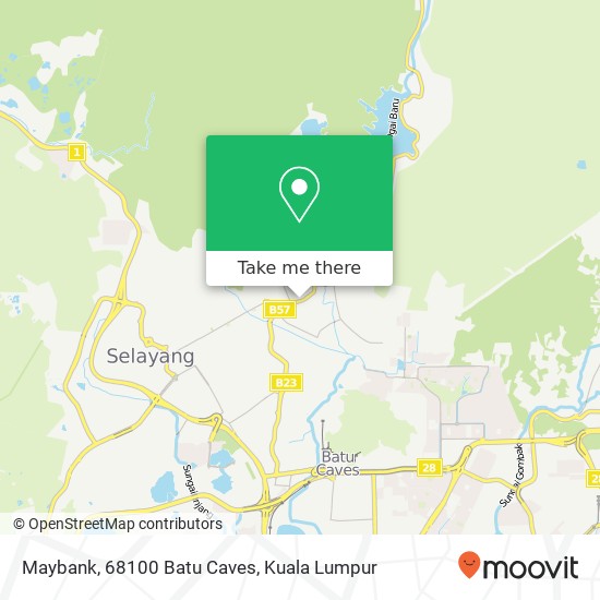 Maybank, 68100 Batu Caves map