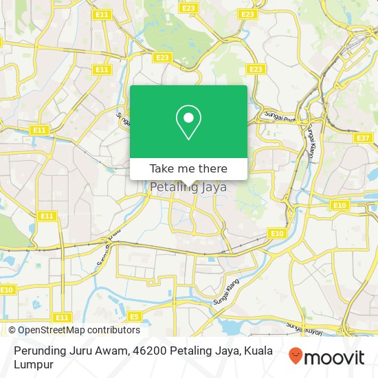 Perunding Juru Awam, 46200 Petaling Jaya map