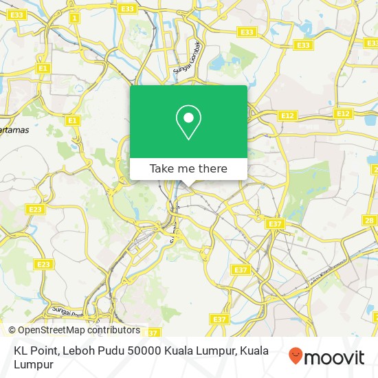Peta KL Point, Leboh Pudu 50000 Kuala Lumpur