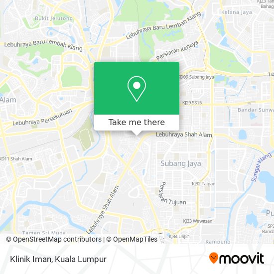 Klinik Iman map