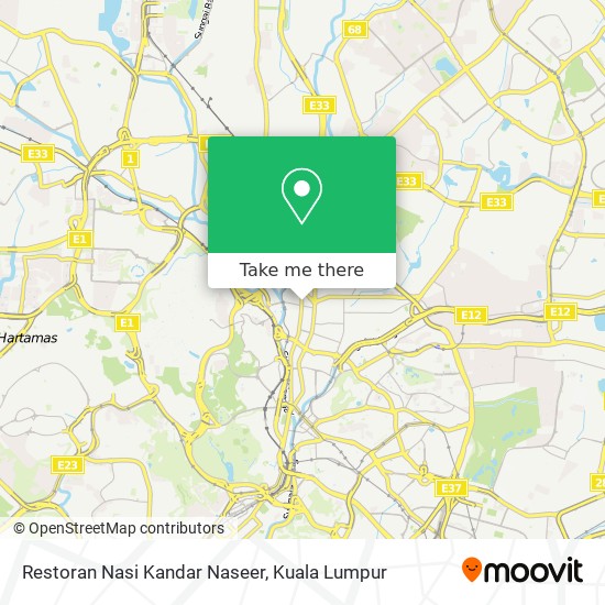 Peta Restoran Nasi Kandar Naseer