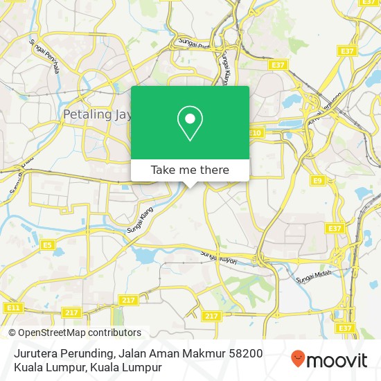 Jurutera Perunding, Jalan Aman Makmur 58200 Kuala Lumpur map