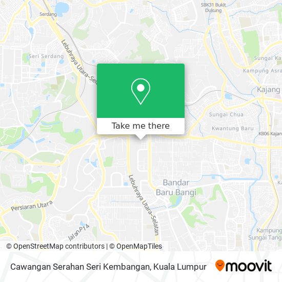 Cawangan Serahan Seri Kembangan map