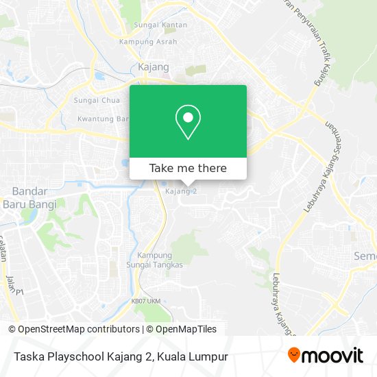 Taska Playschool Kajang 2 map