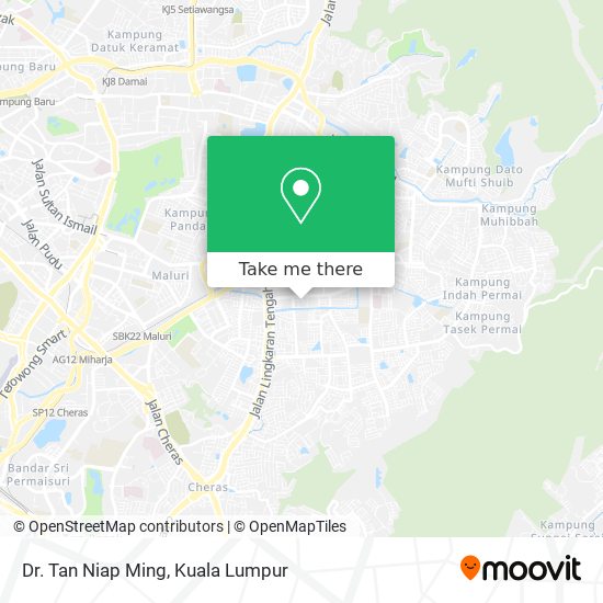 Dr. Tan Niap Ming map