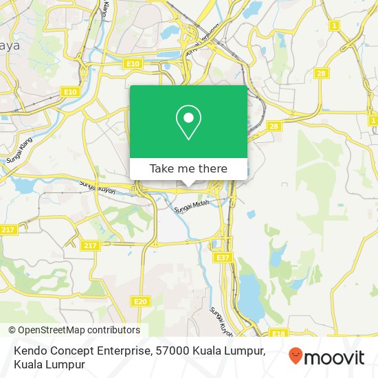 Peta Kendo Concept Enterprise, 57000 Kuala Lumpur