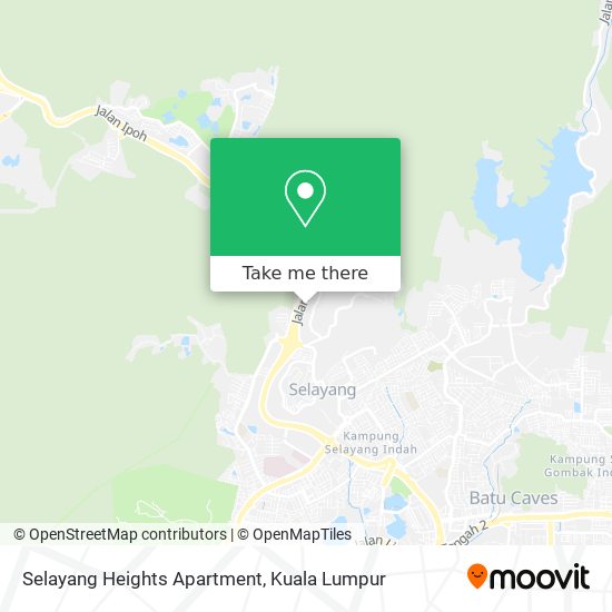 Selayang Heights Apartment map