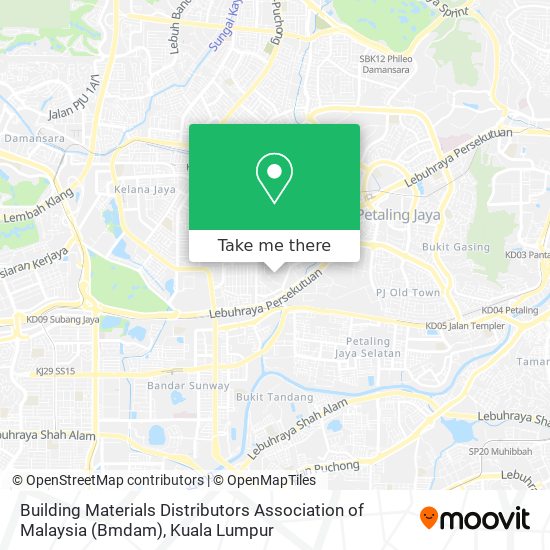 Building Materials Distributors Association of Malaysia (Bmdam) map