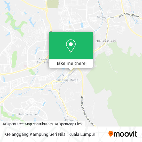 Gelanggang Kampung Seri Nilai map