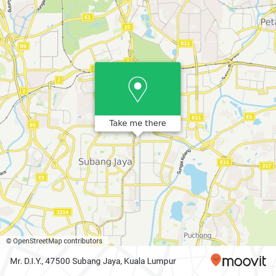 Mr. D.I.Y., 47500 Subang Jaya map