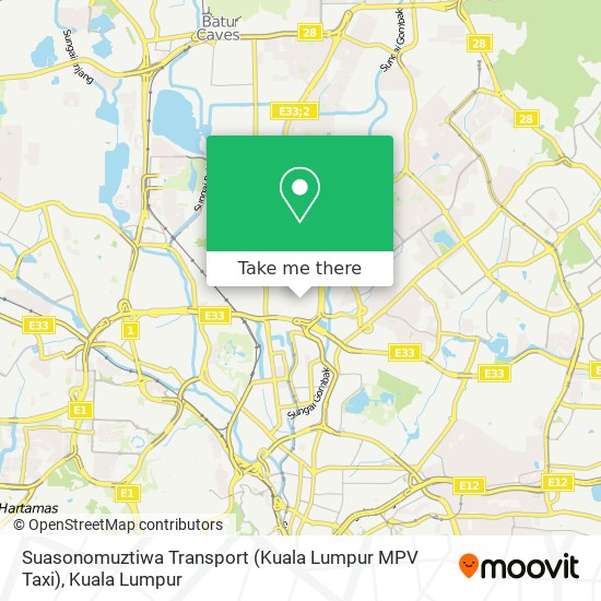 Suasonomuztiwa Transport (Kuala Lumpur MPV Taxi) map