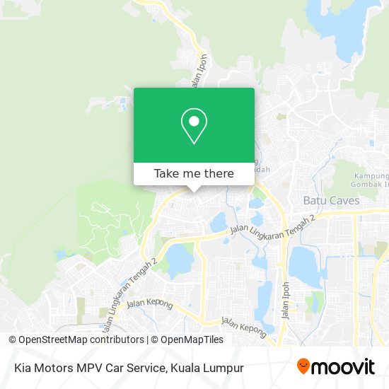 Kia Motors MPV Car Service map