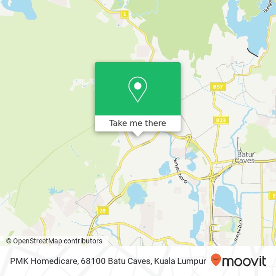 PMK Homedicare, 68100 Batu Caves map