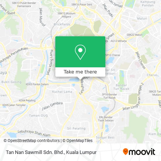 Tan Nan Sawmill Sdn. Bhd. map